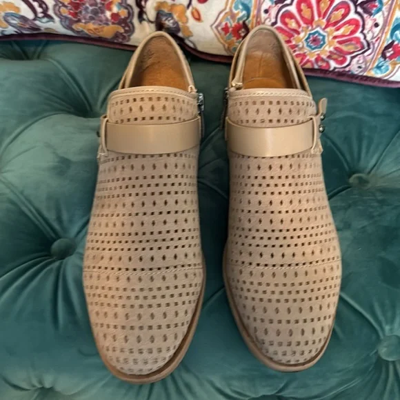 EUC Franco Sarto Rouge Booties color is called “cashmere”. - Picture 2 of 8